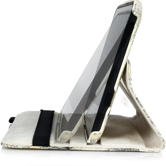 Kindle Fire HD 7 Map 360 Rotating Magnetic Smart Stand Case - Picture 5 of 9